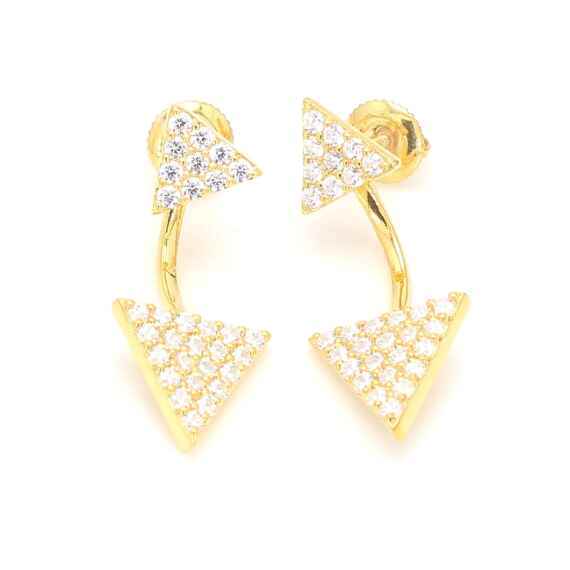 Lab Grown Diamond Drop Earrings 1.04 ctw E3936-1.10CTJ