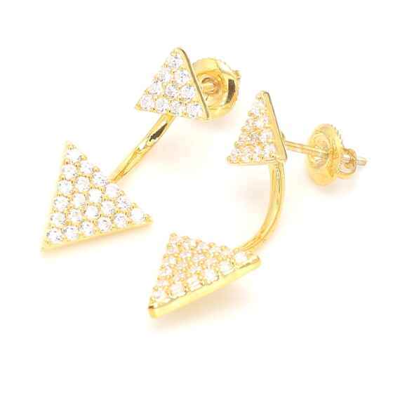 Lab Grown Diamond Drop Earrings 1.04 ctw E3936-1.10CTJ
