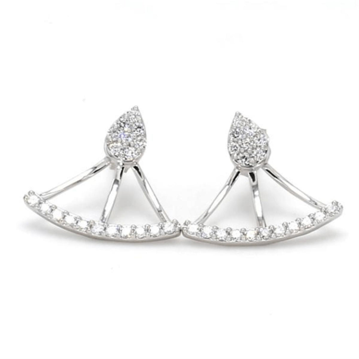 Lab Grown Diamond EARRINGS 0.54 ctw E3937-0.50CTJ