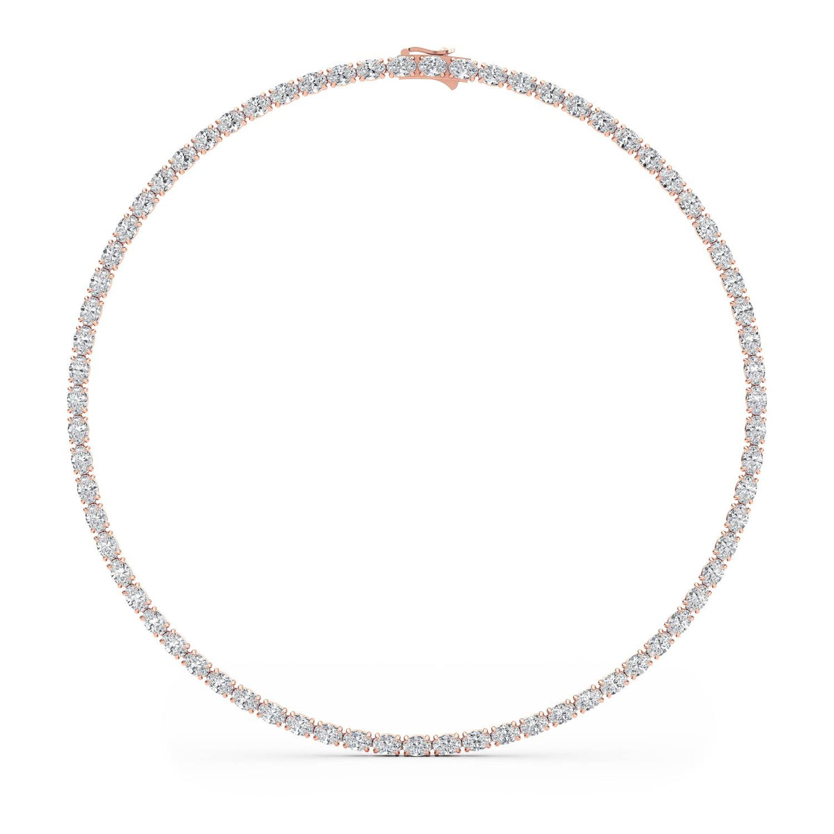 Lab Grown Diamond NECKLACE 36.58 ctw N08106OV-35.50CT-18IN