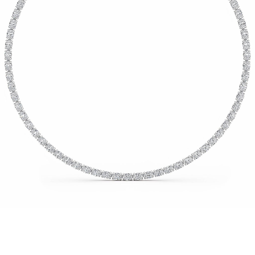 Lab Grown Diamond NECKLACE 36.58 ctw N08106OV-35.50CT-18IN