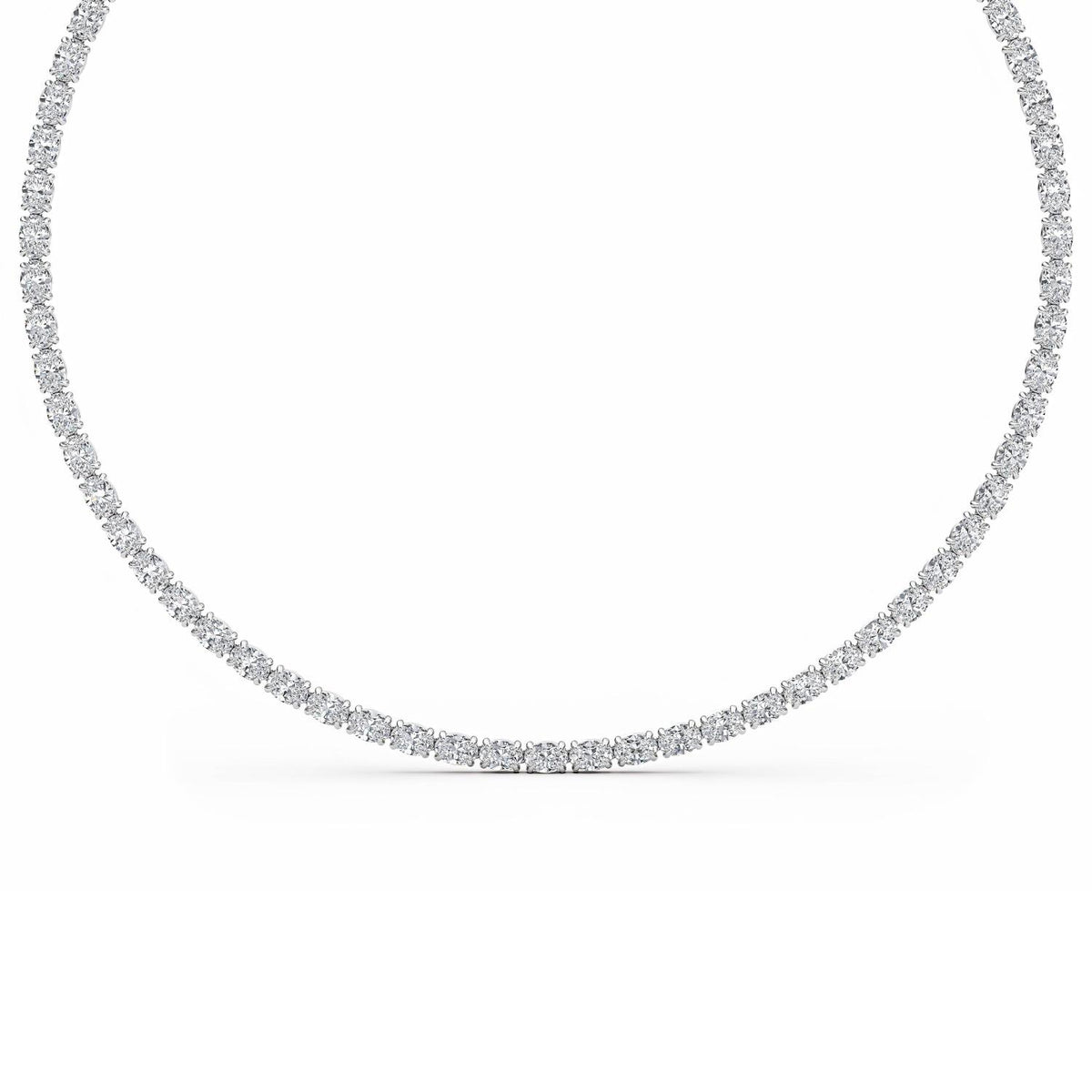 Lab Grown Diamond NECKLACE 36.58 ctw N08106OV-35.50CT-18IN