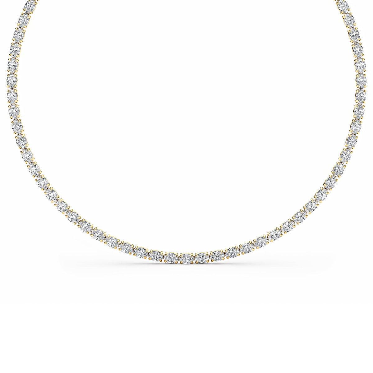Lab Grown Diamond NECKLACE 36.58 ctw N08106OV-35.50CT-18IN