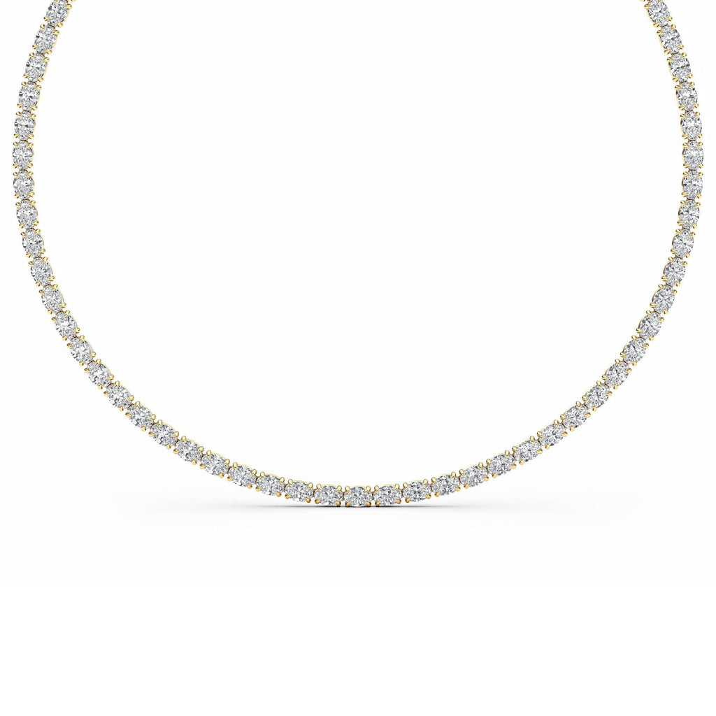 Lab Grown Diamond NECKLACE 41.64 ctw N08106OV-41.40CT-18IN