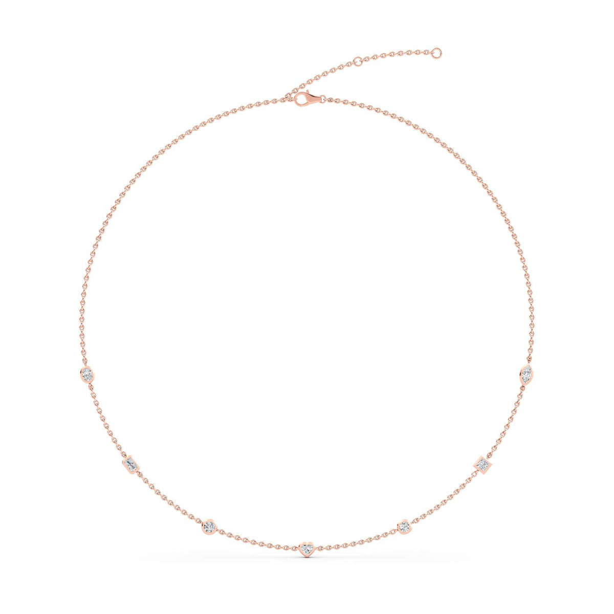 Lab Grown Diamond NECKLACE 1.09 ctw N08220MS-1