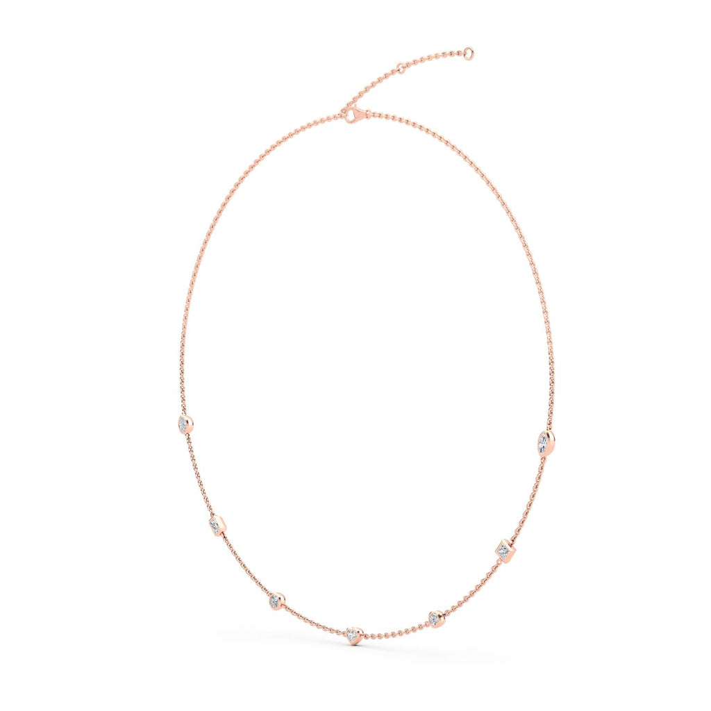 Lab Grown Diamond NECKLACE 1.09 ctw N08220MS-1