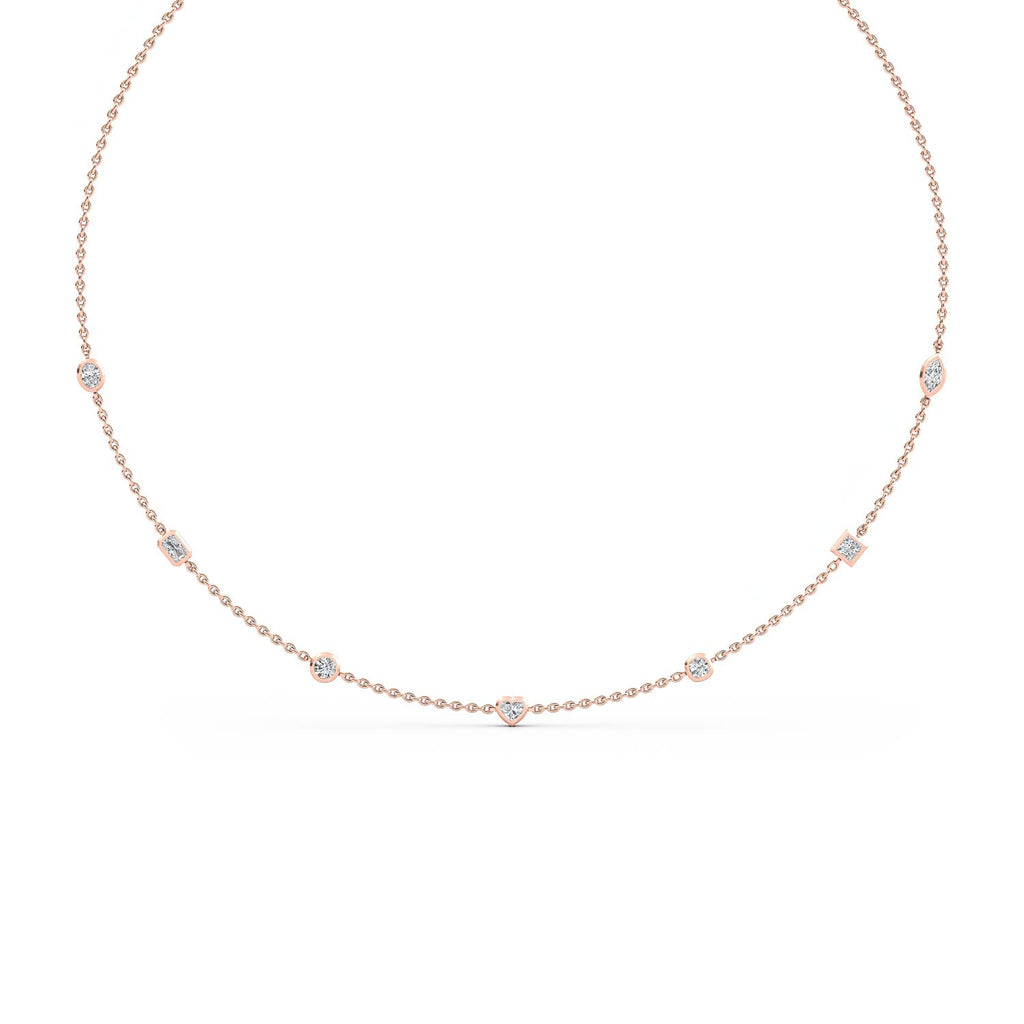 Lab Grown Diamond NECKLACE 1.09 ctw N08220MS-1