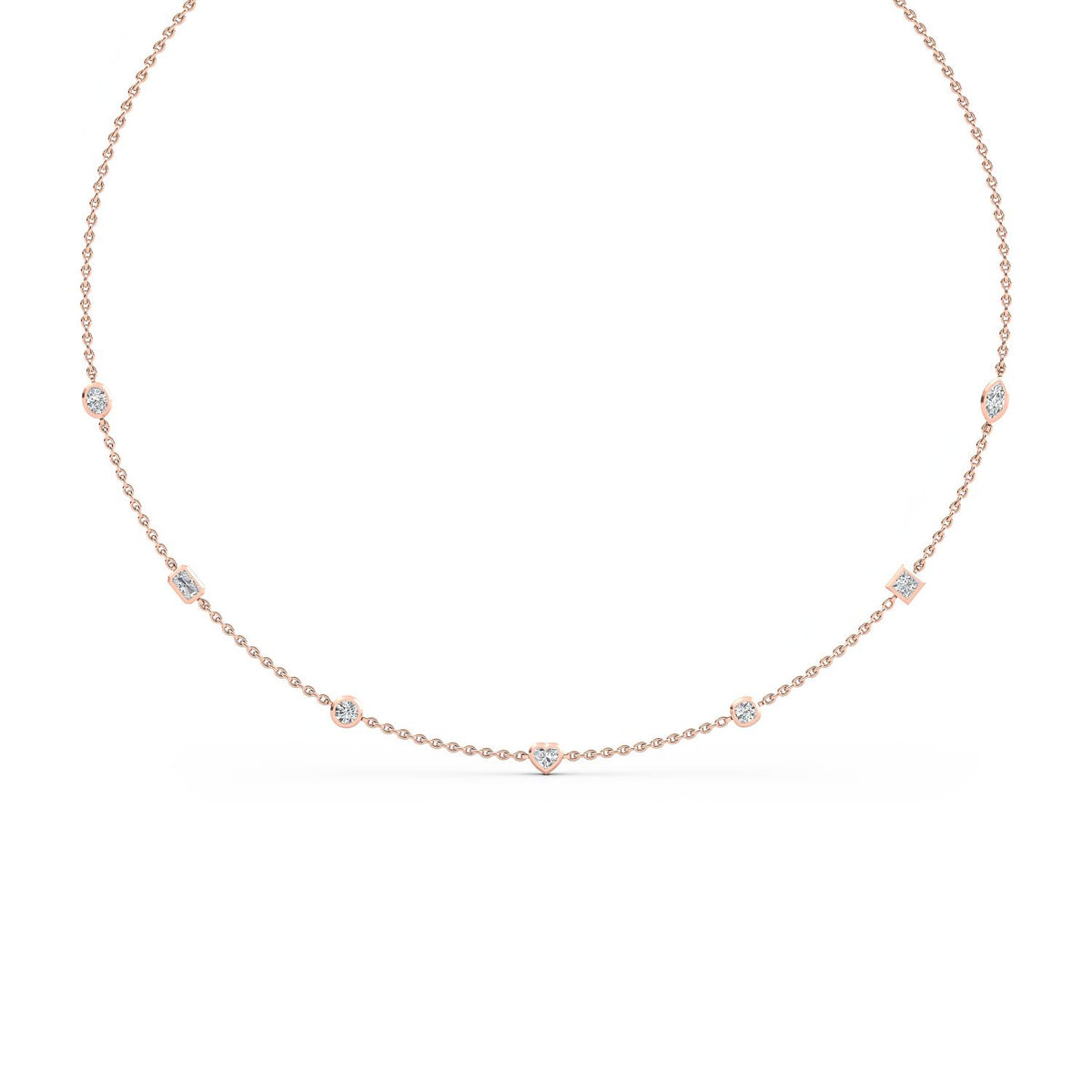 Lab Grown Diamond NECKLACE 1.09 ctw N08220MS-1