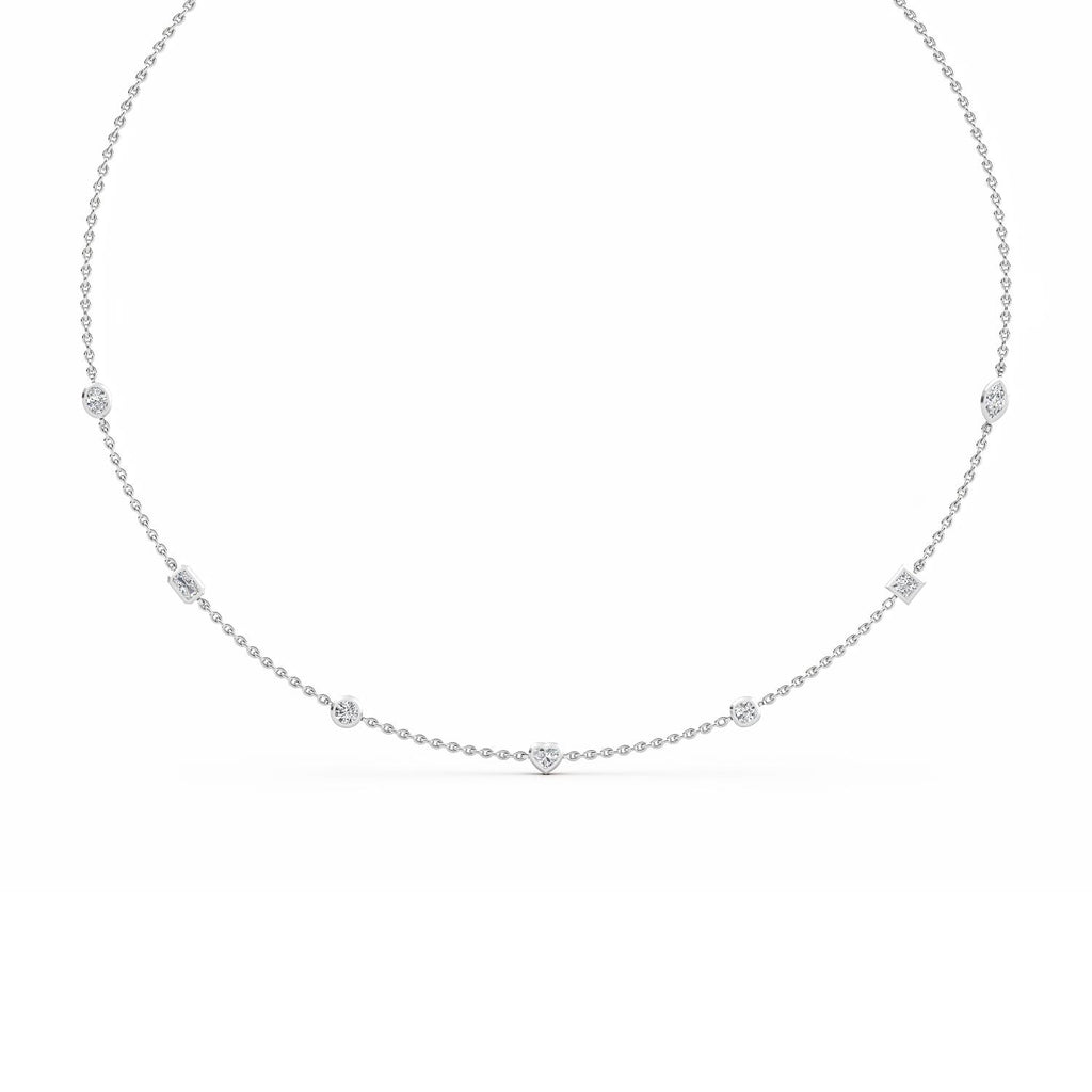 Lab Grown Diamond NECKLACE 1.09 ctw N08220MS-1