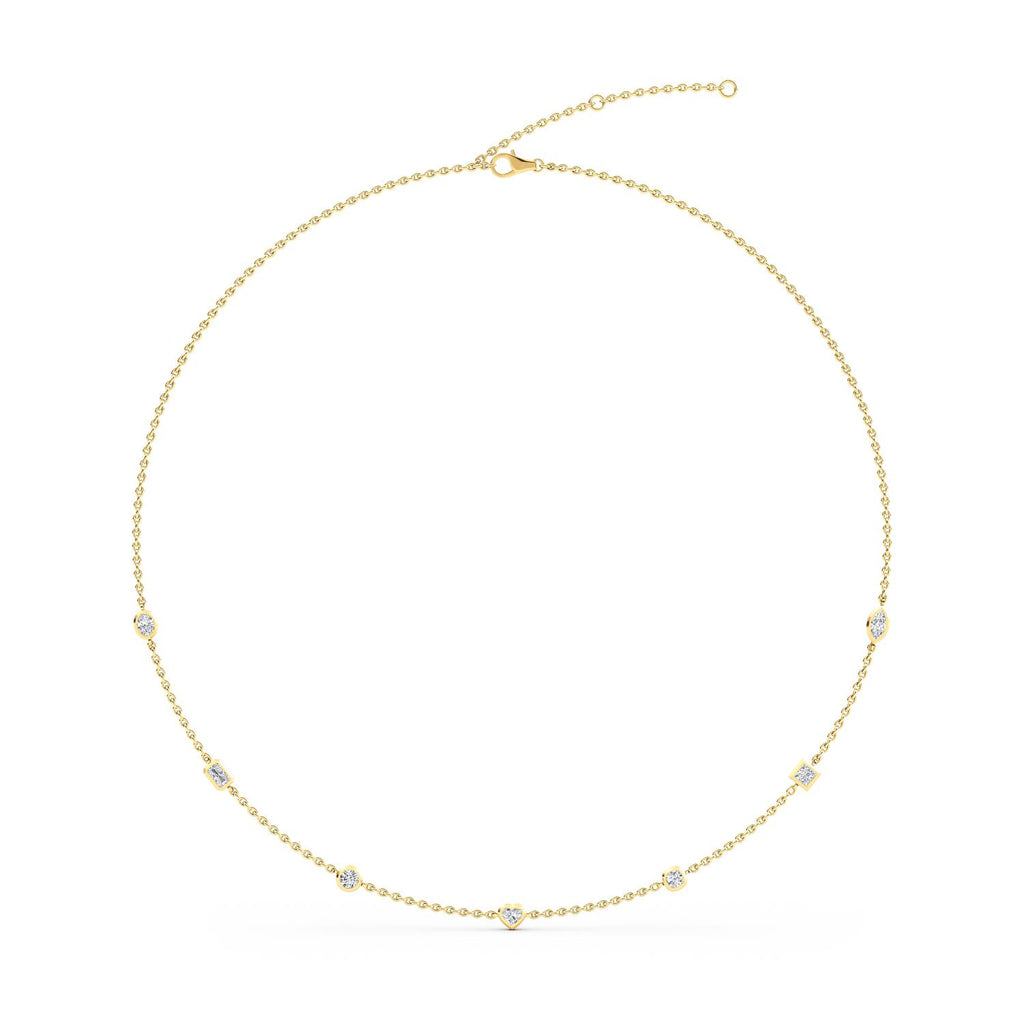 Lab Grown Diamond NECKLACE 1.09 ctw N08220MS-1