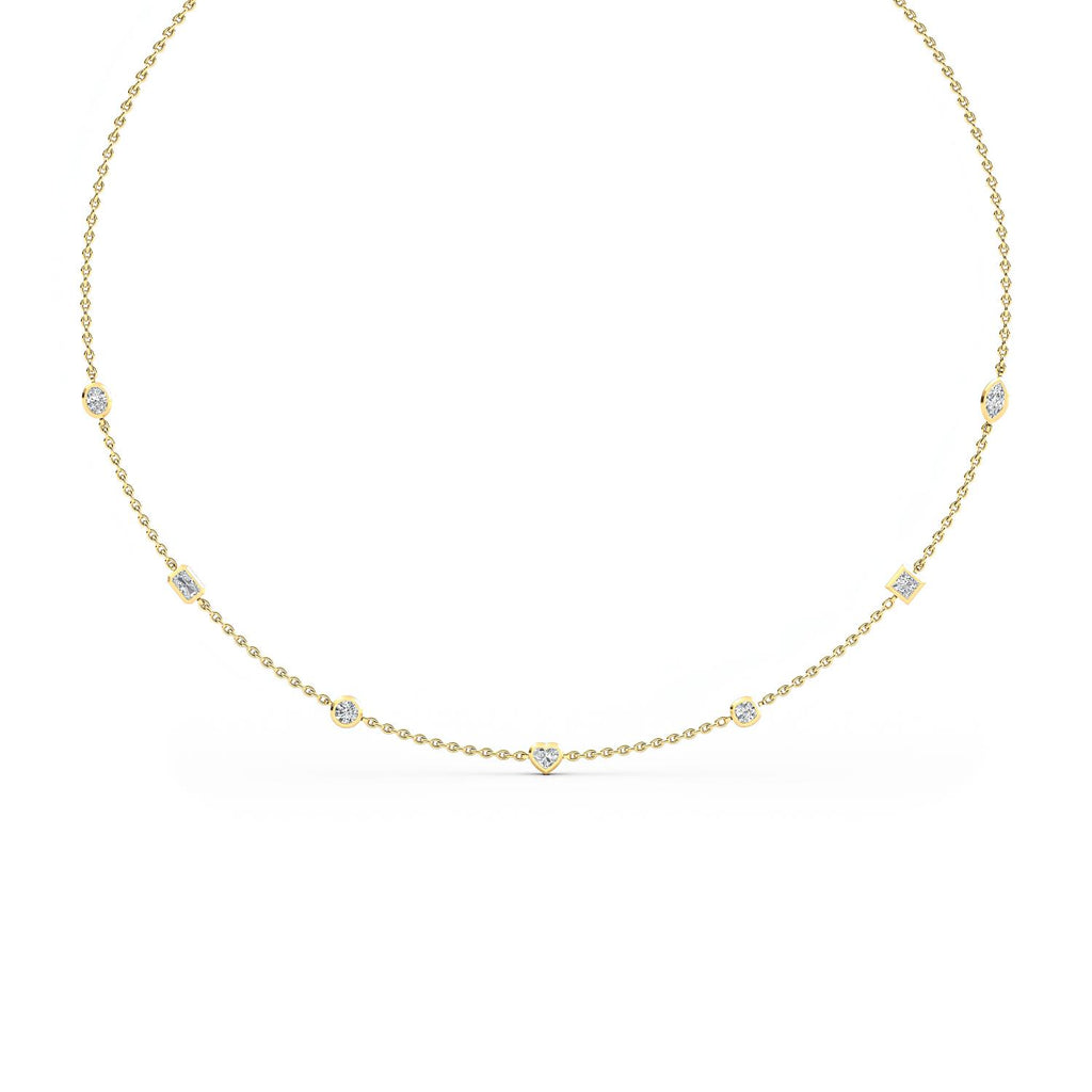 Lab Grown Diamond NECKLACE 1.09 ctw N08220MS-1