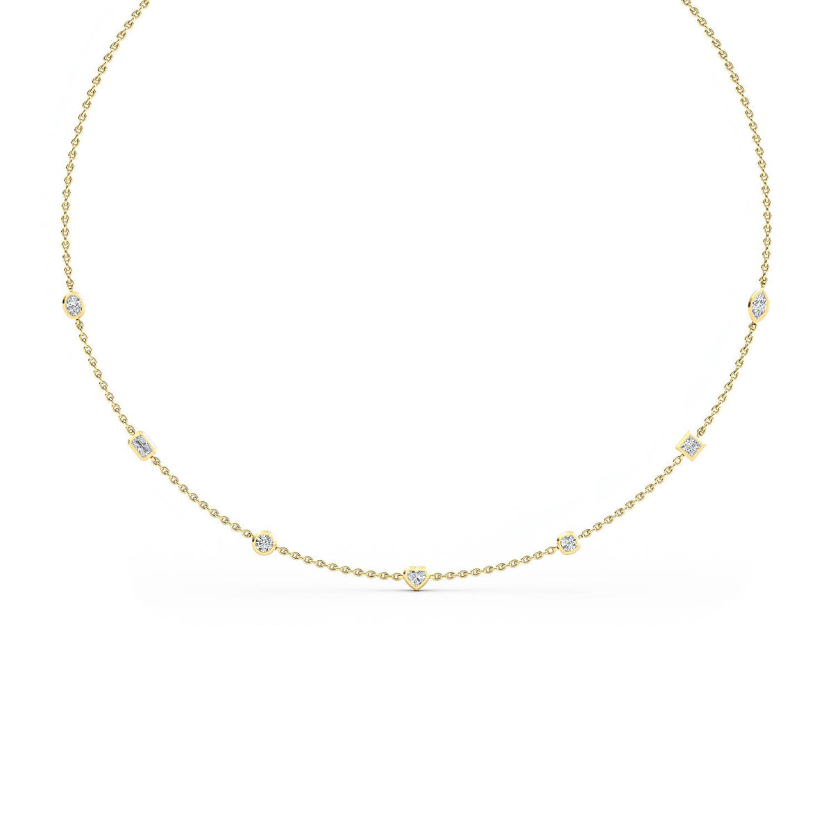 Lab Grown Diamond NECKLACE 1.09 ctw N08220MS-1