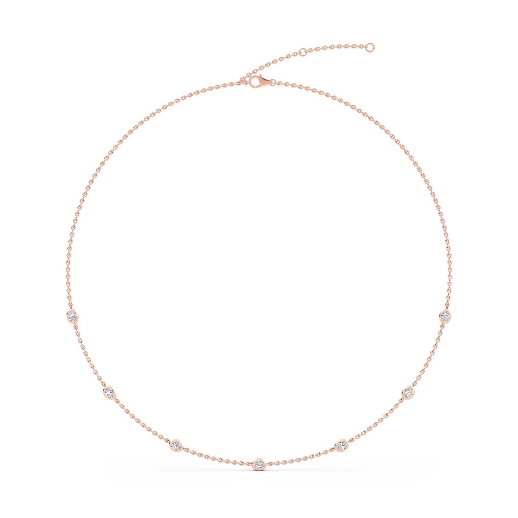 Lab Grown Diamond NECKLACE 1.12 ctw N08220OV-1