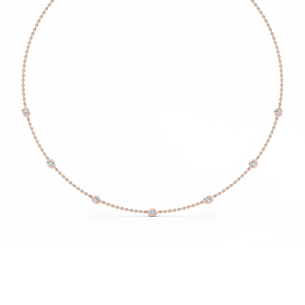 Lab Grown Diamond NECKLACE 1.12 ctw N08220OV-1