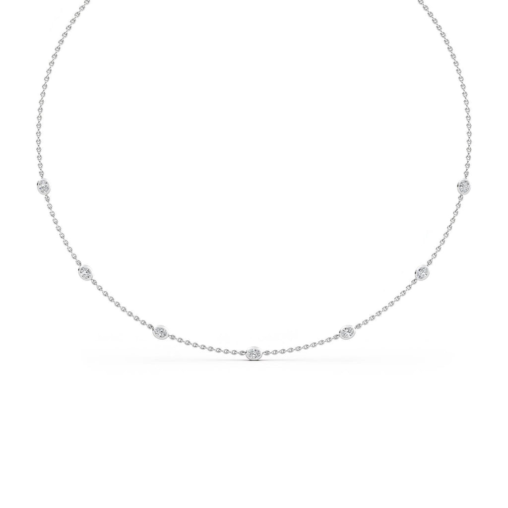 Lab Grown Diamond NECKLACE 1.12 ctw N08220OV-1