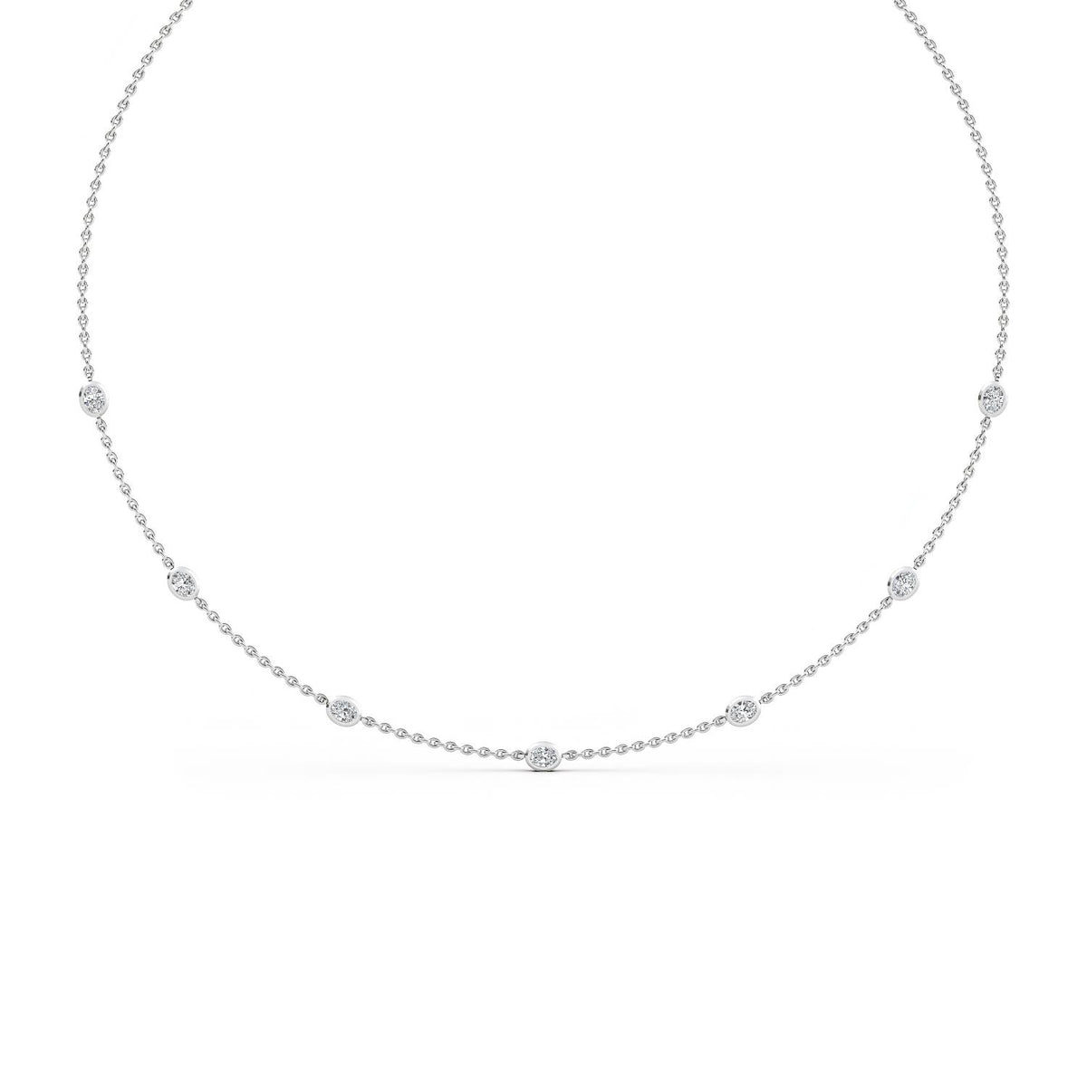 Lab Grown Diamond NECKLACE 1.12 ctw N08220OV-1