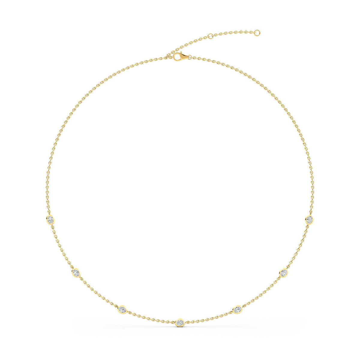 Lab Grown Diamond NECKLACE 1.12 ctw N08220OV-1