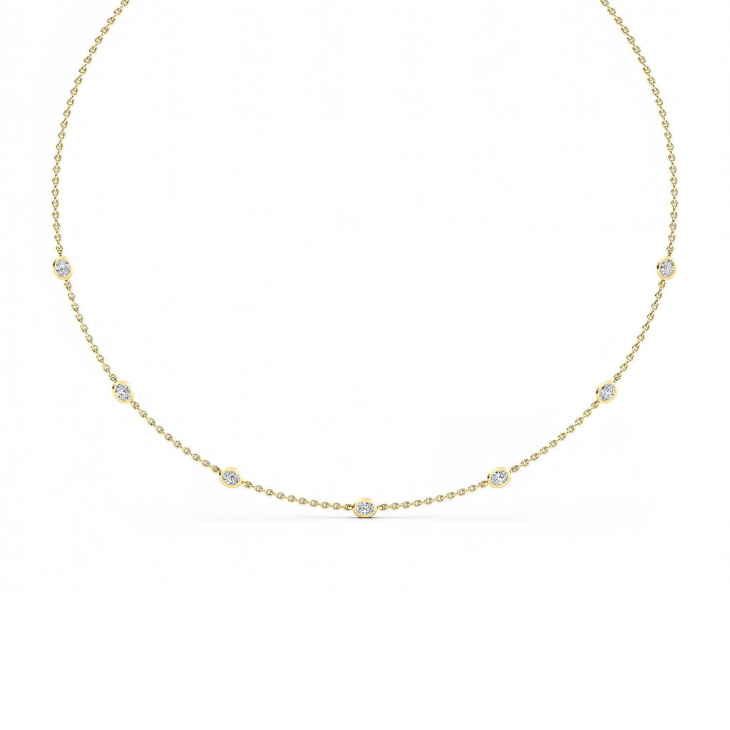 Lab Grown Diamond NECKLACE 1.12 ctw N08220OV-1