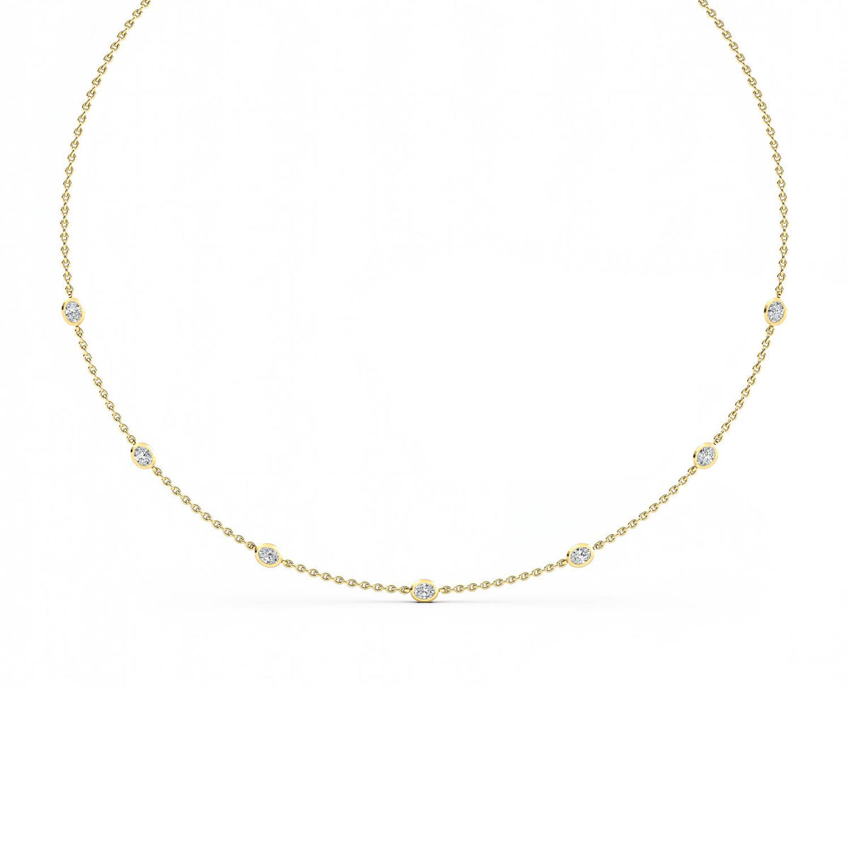 Lab Grown Diamond NECKLACE 1.12 ctw N08220OV-1