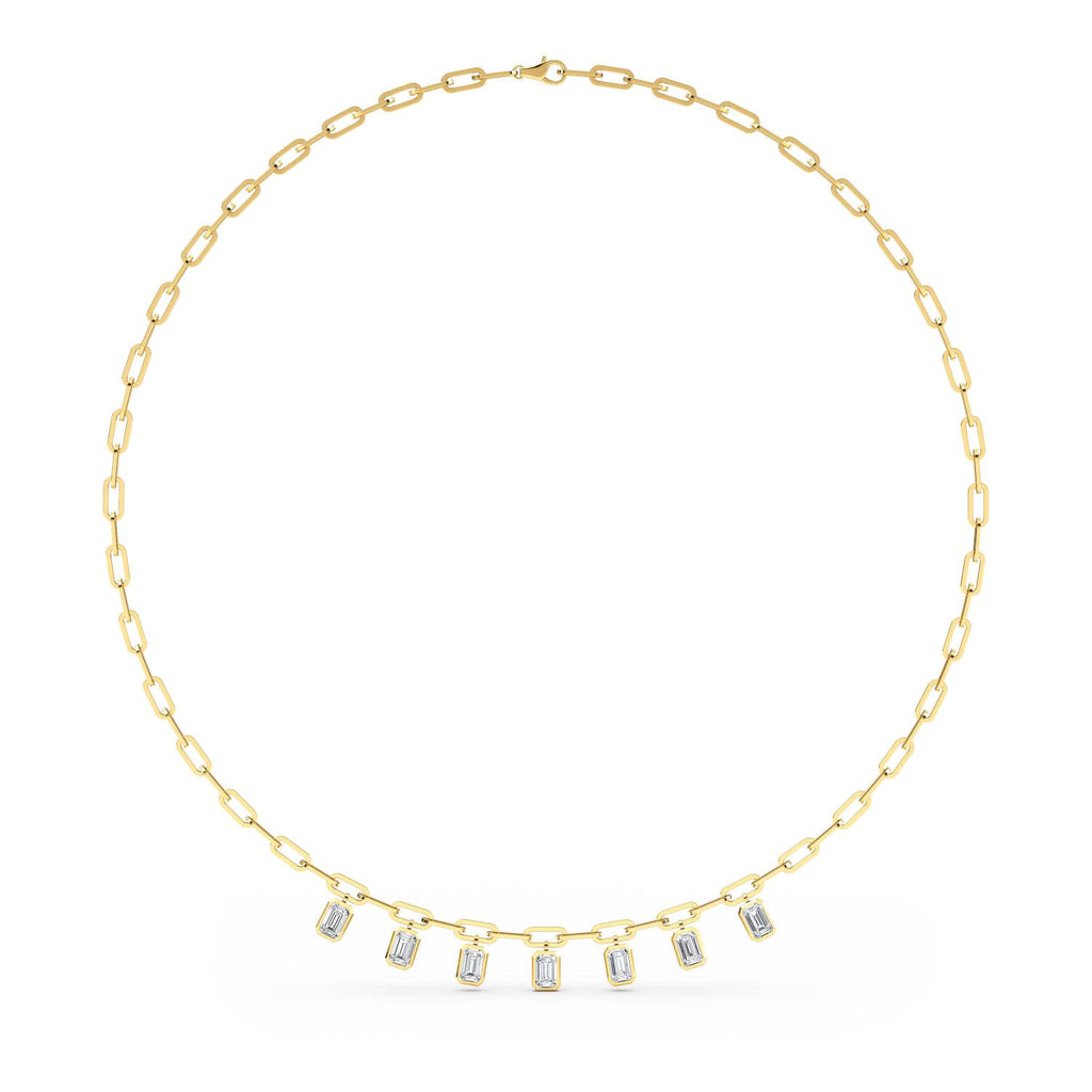 Lab Grown Diamond NECKLACE 3.74 ctw N08247-3.75CT-18IN
