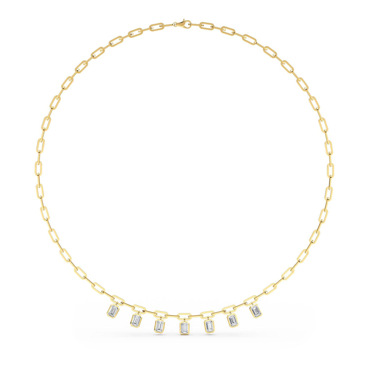 Lab Grown Diamond NECKLACE 3.74 ctw N08247-3.75CT-18IN