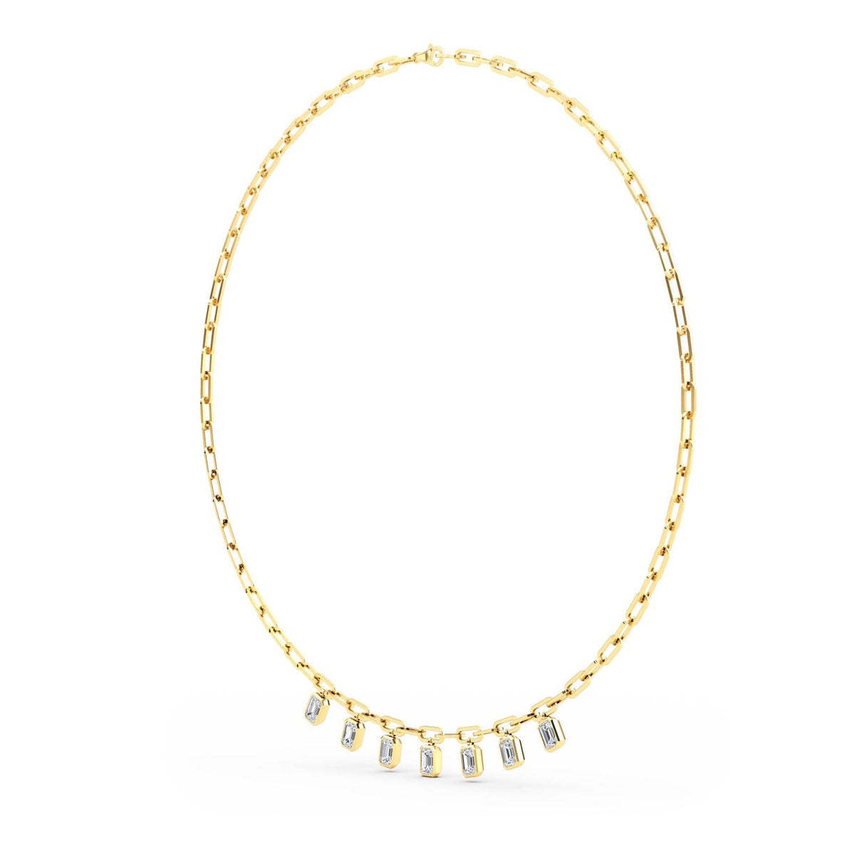 Lab Grown Diamond NECKLACE 3.74 ctw N08247-3.75CT-18IN