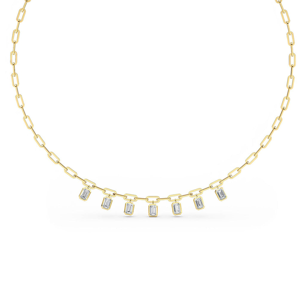 Lab Grown Diamond NECKLACE 3.74 ctw N08247-3.75CT-18IN