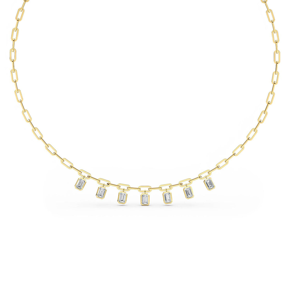 Lab Grown Diamond NECKLACE 3.74 ctw N08247-3.75CT-18IN