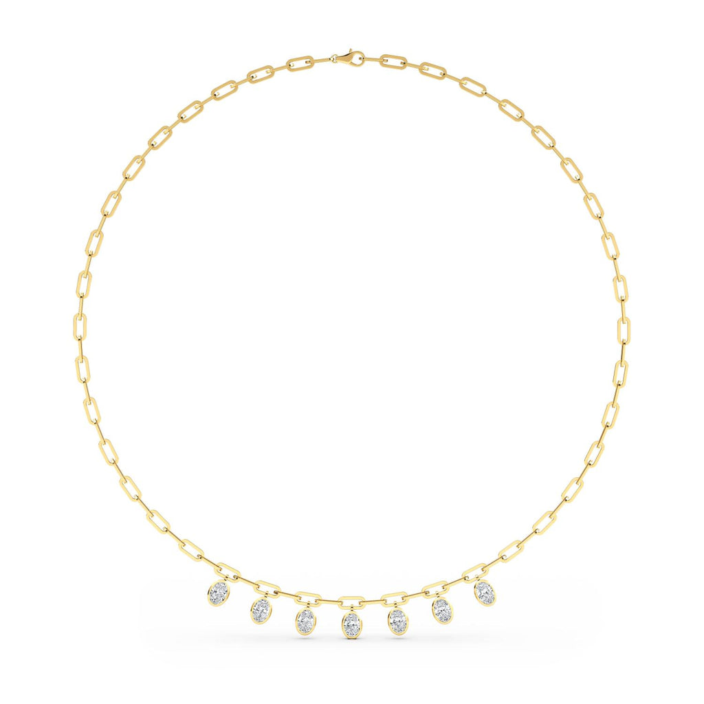 Lab Grown Diamond NECKLACE 3.78 ctw N08248-3.75CT-18IN
