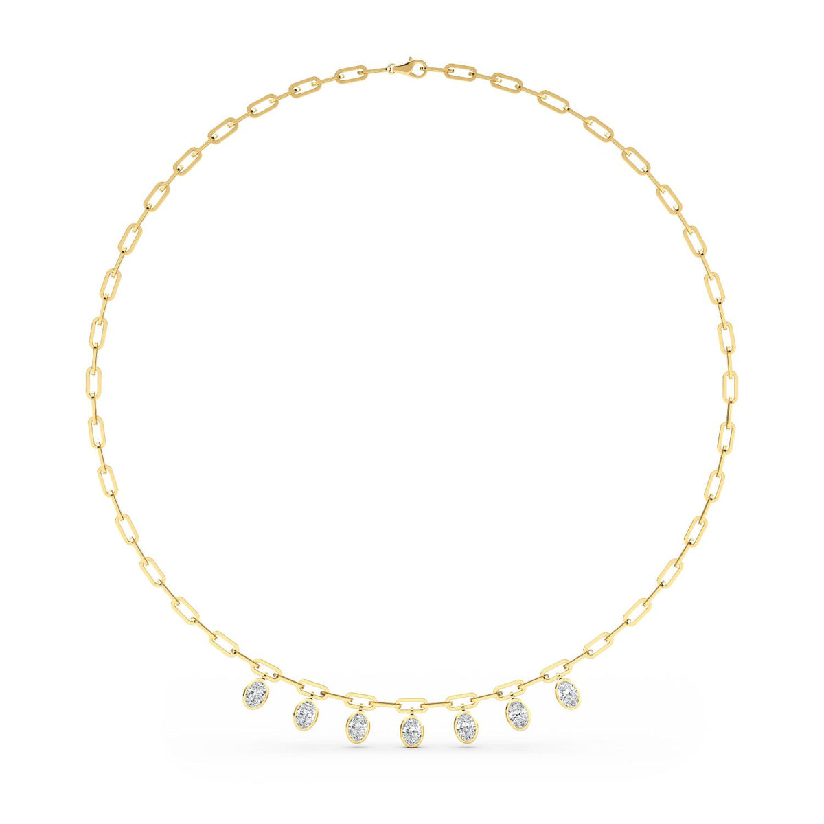 Lab Grown Diamond NECKLACE 3.78 ctw N08248-3.75CT-18IN