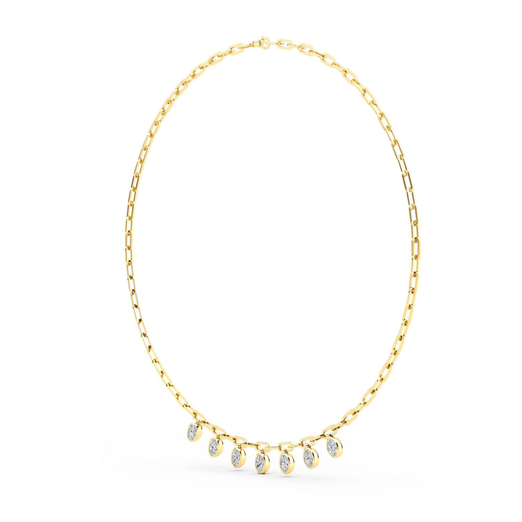 Lab Grown Diamond NECKLACE 3.78 ctw N08248-3.75CT-18IN