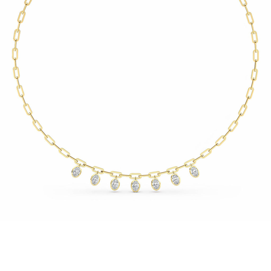 Lab Grown Diamond NECKLACE 3.78 ctw N08248-3.75CT-18IN