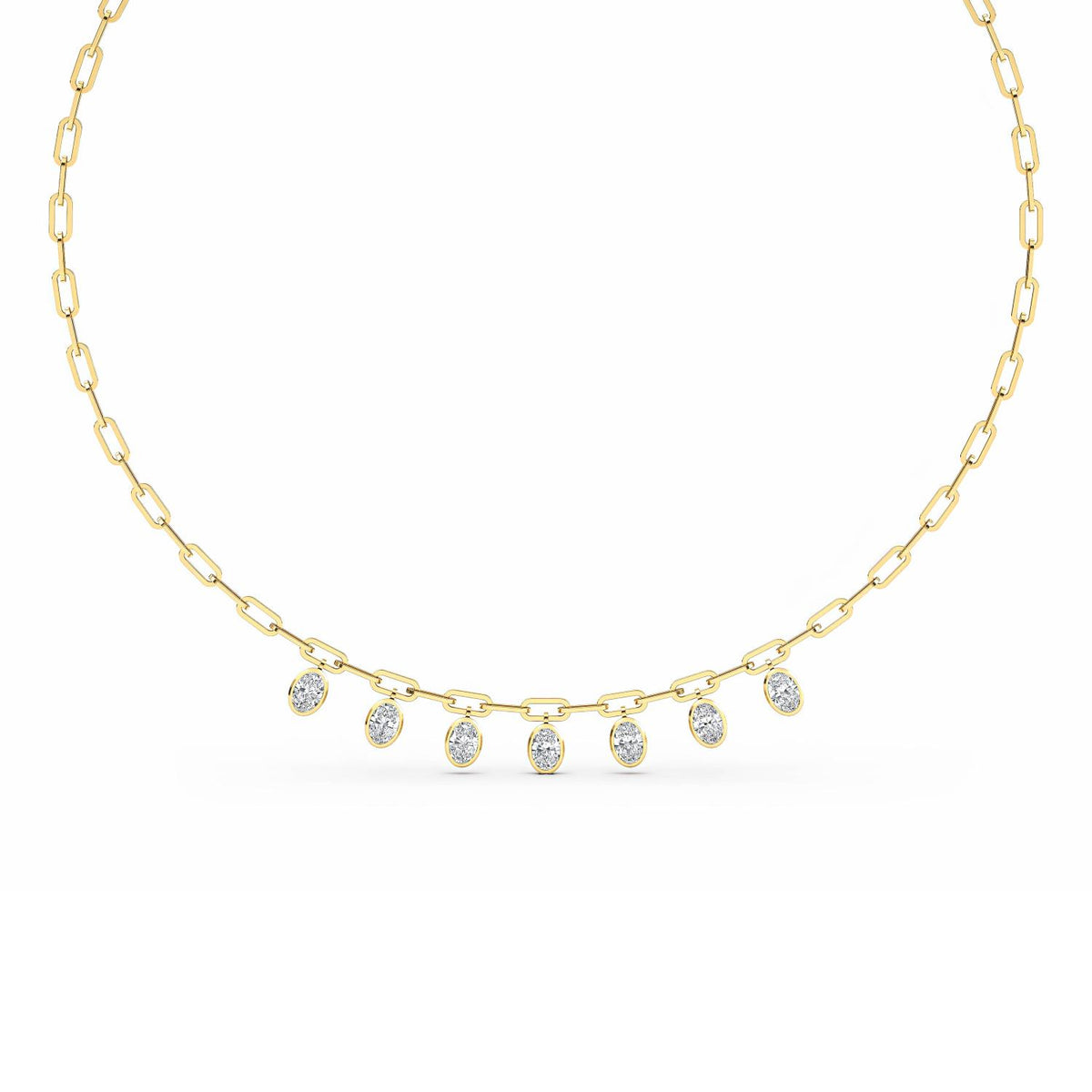 Lab Grown Diamond NECKLACE 3.78 ctw N08248-3.75CT-18IN