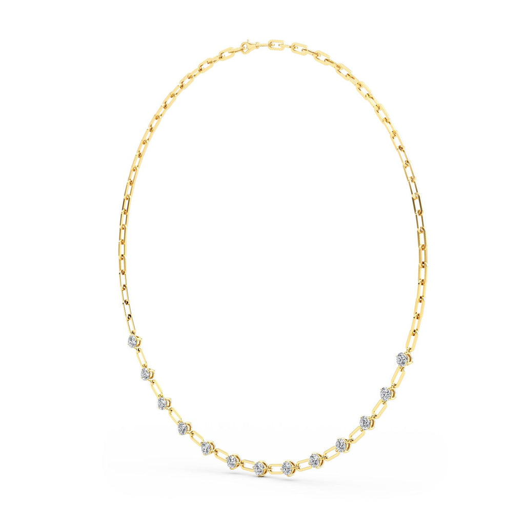 Lab Grown Diamond NECKLACE 4.34 ctw N08249-4.33CT-18IN