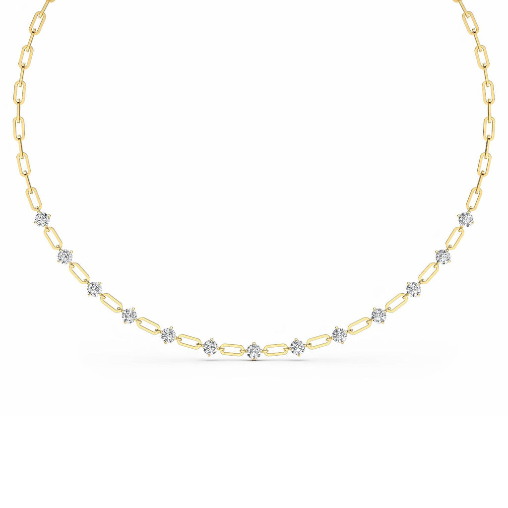 Lab Grown Diamond NECKLACE 4.34 ctw N08249-4.33CT-18IN