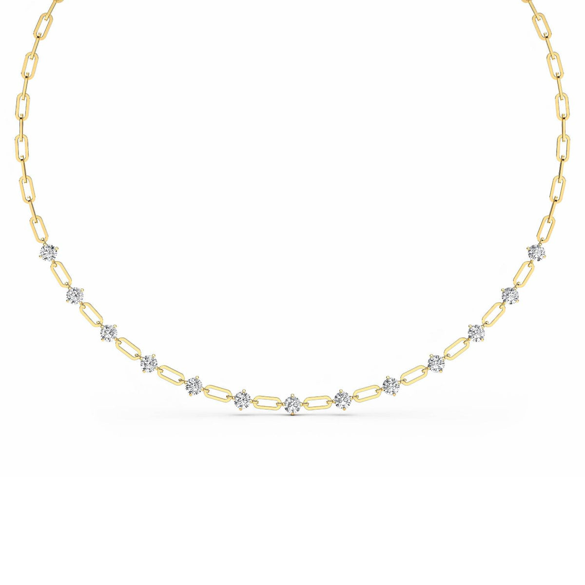Lab Grown Diamond NECKLACE 4.34 ctw N08249-4.33CT-18IN