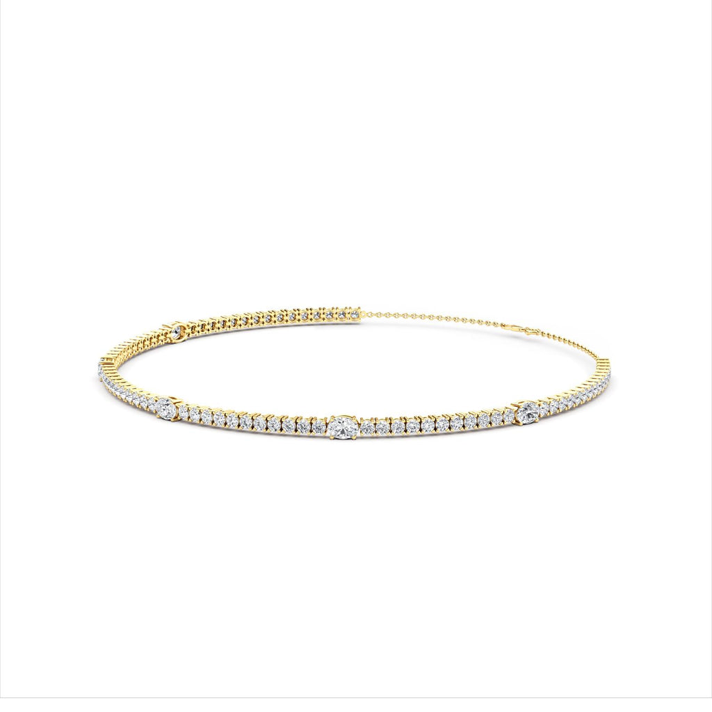 Lab Grown Diamond NECKLACE 10.42 ctw N08255-11-14IN