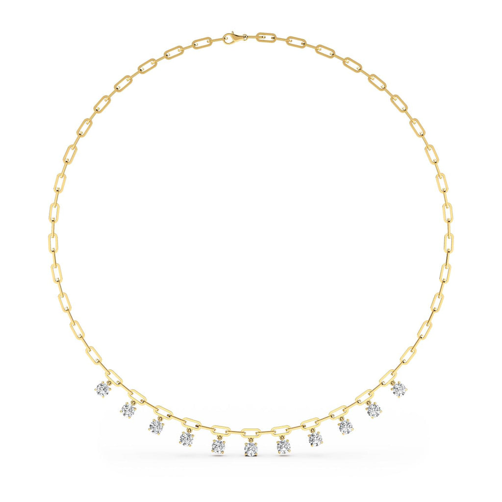 Lab Grown Diamond NECKLACE 4.40 ctw N08256-4.38CT-18IN