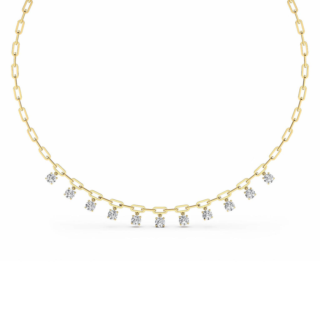 Lab Grown Diamond NECKLACE 4.40 ctw N08256-4.38CT-18IN