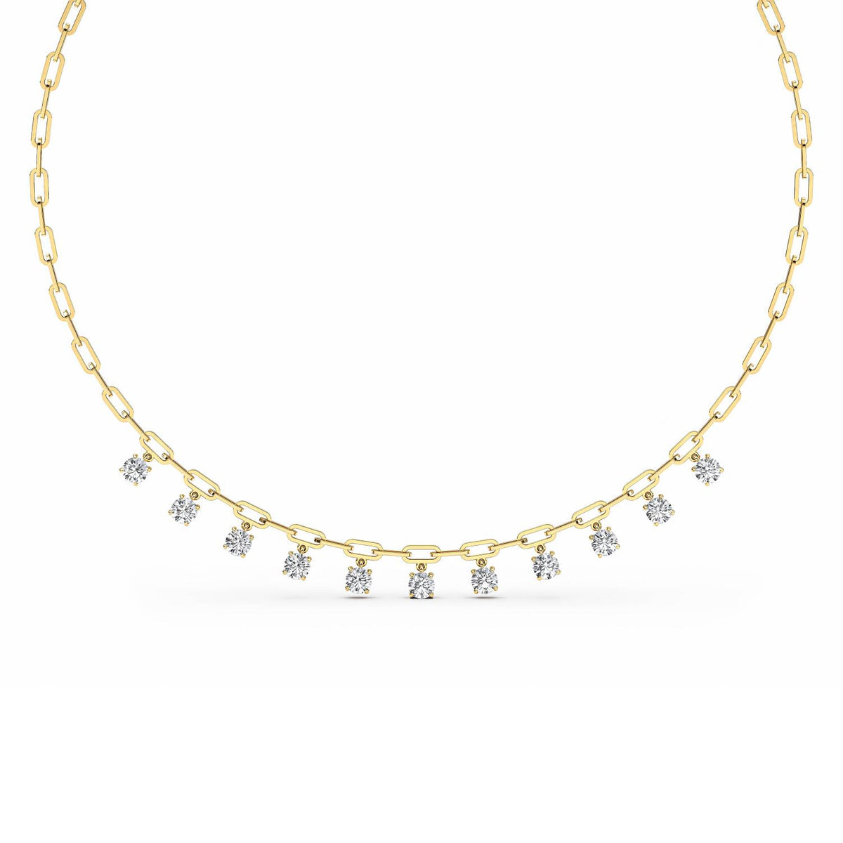 Lab Grown Diamond NECKLACE 4.40 ctw N08256-4.38CT-18IN