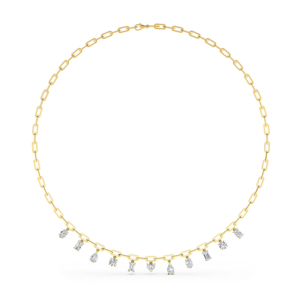 Lab Grown Diamond NECKLACE 4.53 ctw N08258-4.63CT-18IN