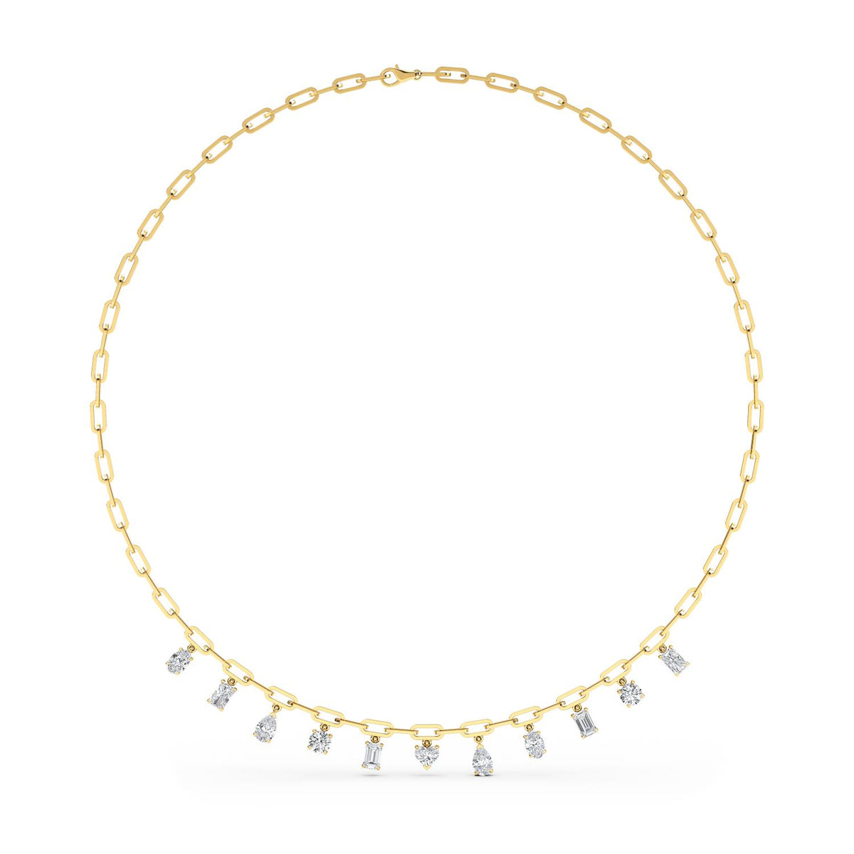 Lab Grown Diamond NECKLACE 4.53 ctw N08258-4.63CT-18IN