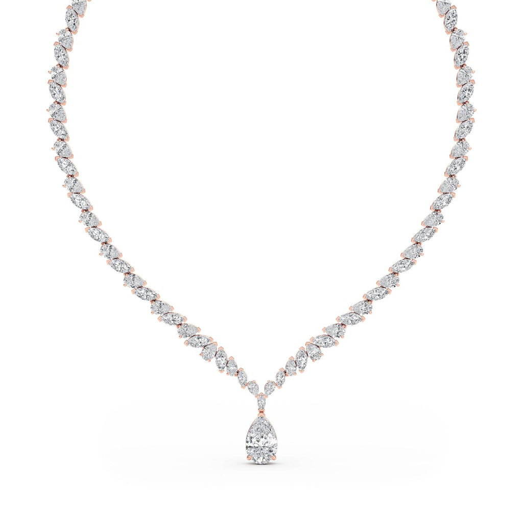 Lab Grown Diamond NECKLACE 35.78 ctw N08260-34.10CT-16IN