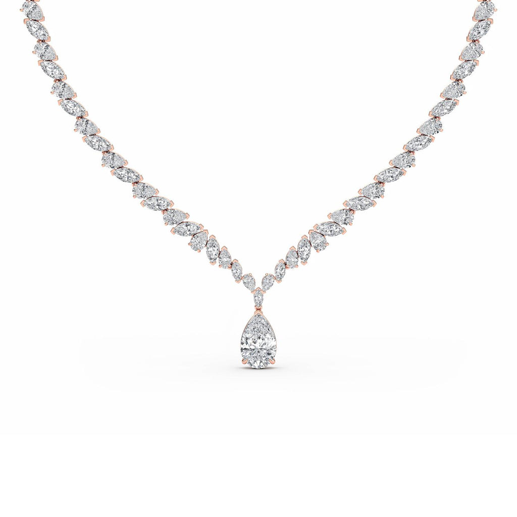 Lab Grown Diamond NECKLACE 35.78 ctw N08260-34.10CT-16IN