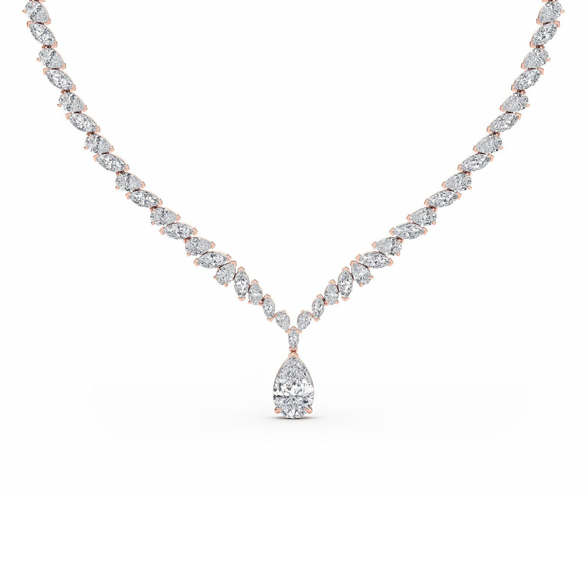 Lab Grown Diamond NECKLACE 35.78 ctw N08260-34.10CT-16IN