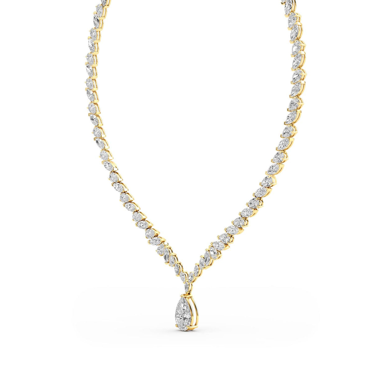 Lab Grown Diamond NECKLACE 35.78 ctw N08260-34.10CT-16IN