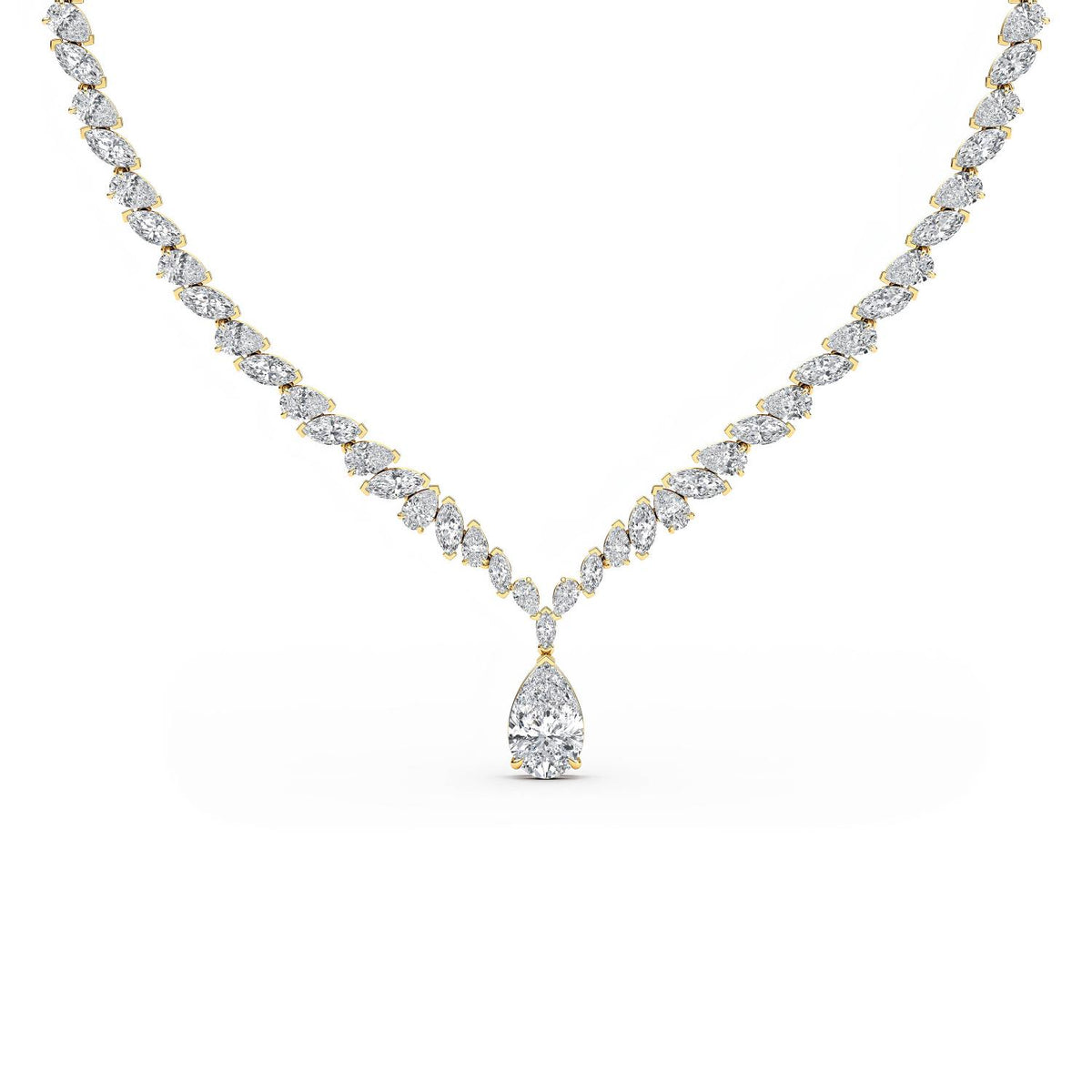 Lab Grown Diamond NECKLACE 35.78 ctw N08260-34.10CT-16IN