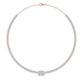 Lab Grown Diamond NECKLACE 12.43 ctw N08312_D-9.20CT-14IN