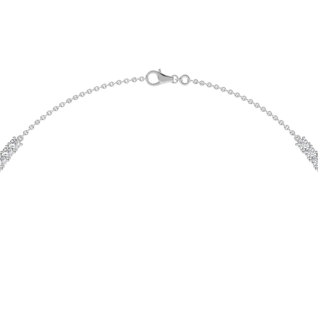 Lab Grown Diamond NECKLACE 12.43 ctw N08312_D-9.20CT-14IN