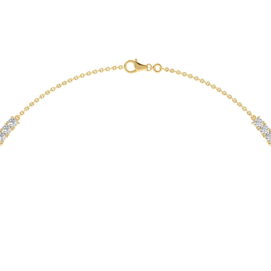 Lab Grown Diamond NECKLACE 12.43 ctw N08312_D-9.20CT-14IN